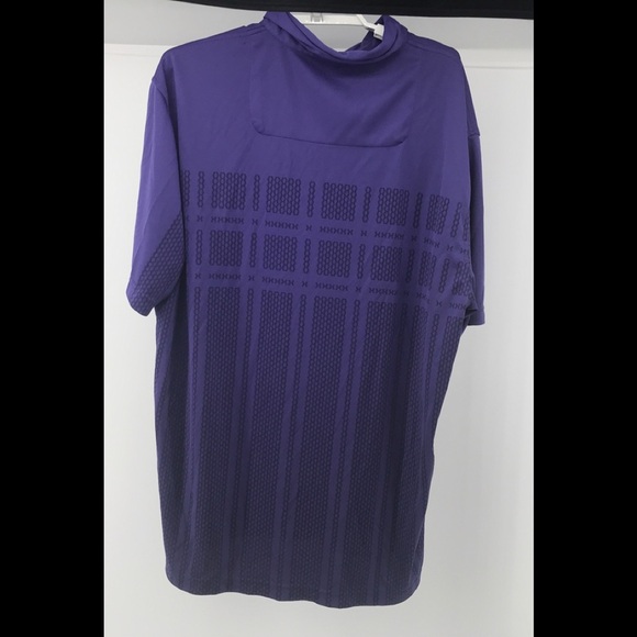 IZOD Extreme Function Golf Mens XL Purple Polo - Picture 2 of 4